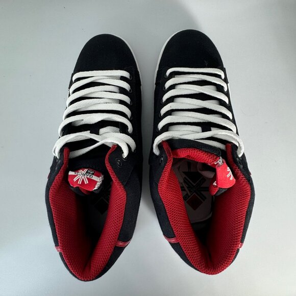 VTG 1995 Es Danny Garcia HI Black/White/Red Skateboarding shoes Size 9 NWOT - Picture 8 of 13